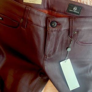 AG women’s leather pants. “The Legging”style